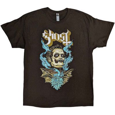 Ghost Unisex T-Shirt: Heart Hypnosis (Brown) 1
