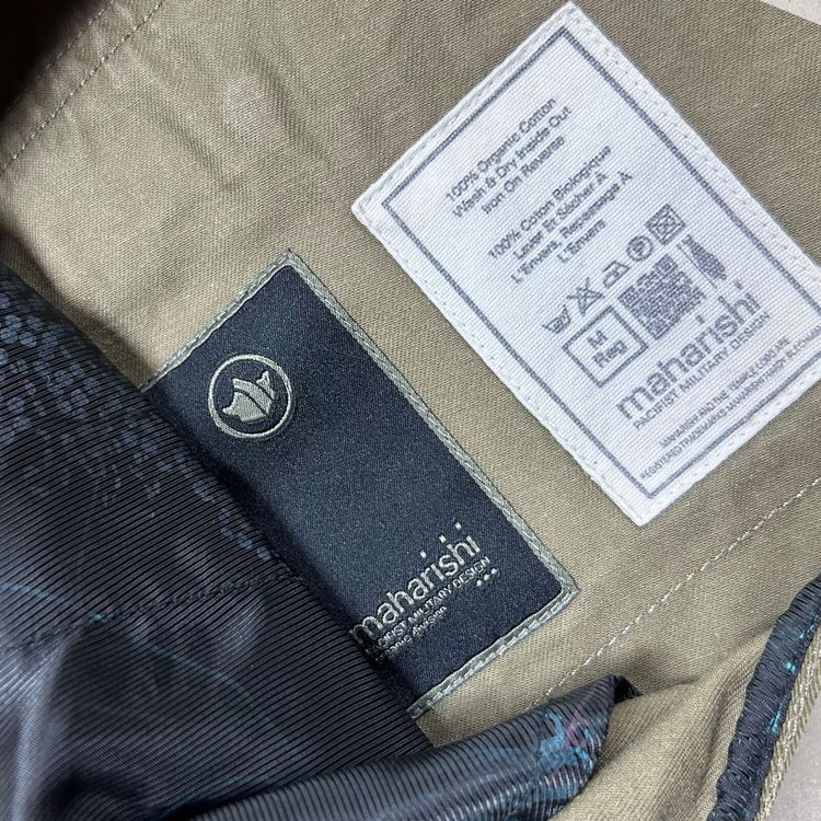 Maharishi Khaki Embroidered Snopants Trousers image 5
