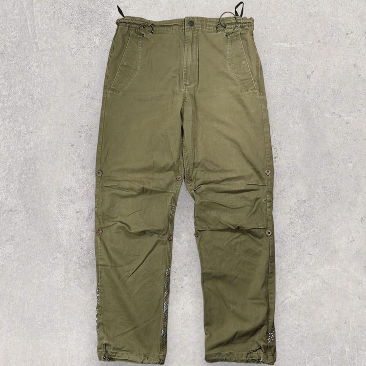 Maharishi Khaki Embroidered Snopants Trousers image 2