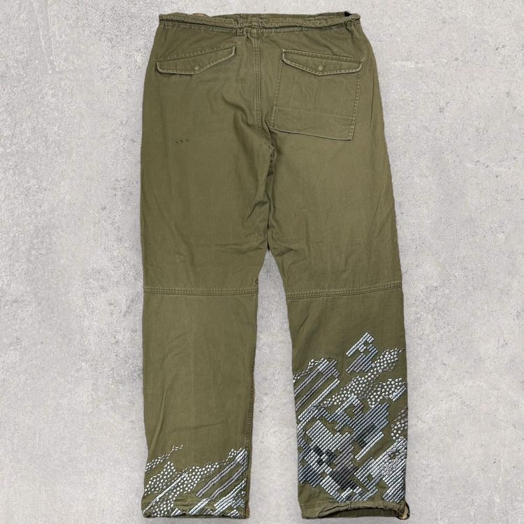 Maharishi Khaki Embroidered Snopants Trousers image 1
