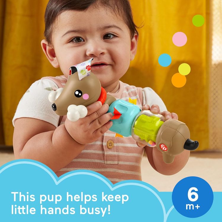 Immagine di Fisher-Price Baby Sensory Click n Spin Pup 5