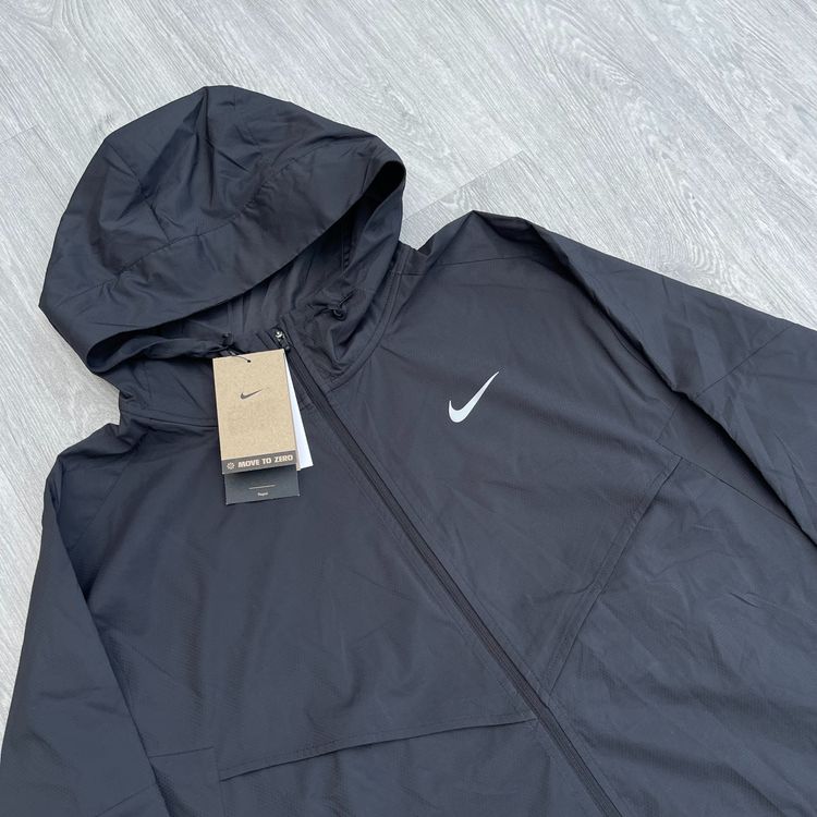 Nike Miler Repel Zip Windbreaker Running Jacket - Black [FB7540-010] 2