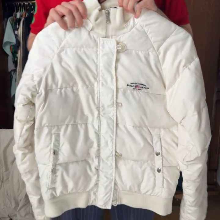Polo Jeans Kurtka puchowa naturalny puch rozm m