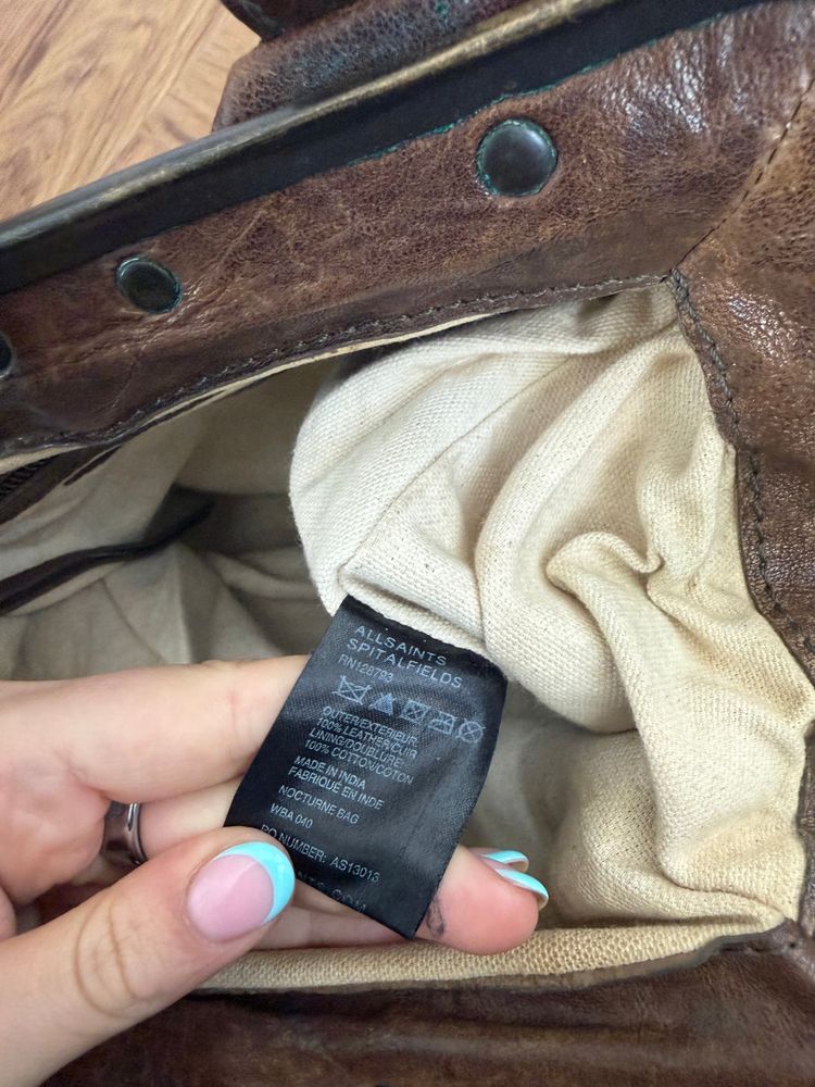 Allsaints Leather Nocturne Bag 19