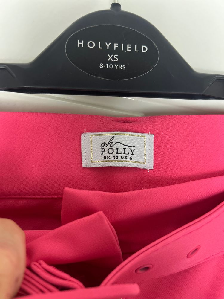 oh Polly pink belted trousers 2