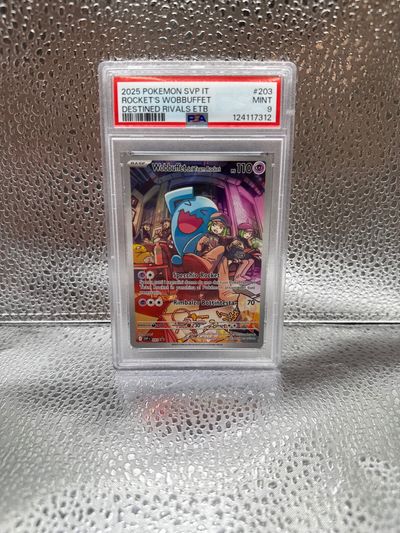 Pokemon Rocket'S Wobbuffet psa 9 ita