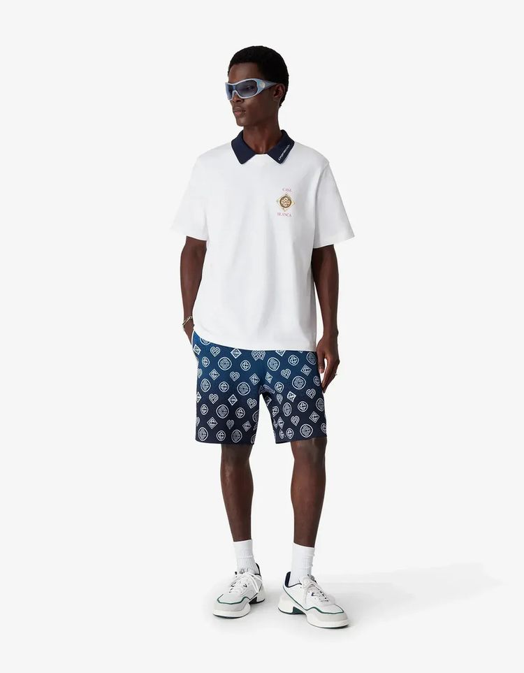 Casablanca White Plafond Orne De Musique Short Sleeve T‑Shirt 2