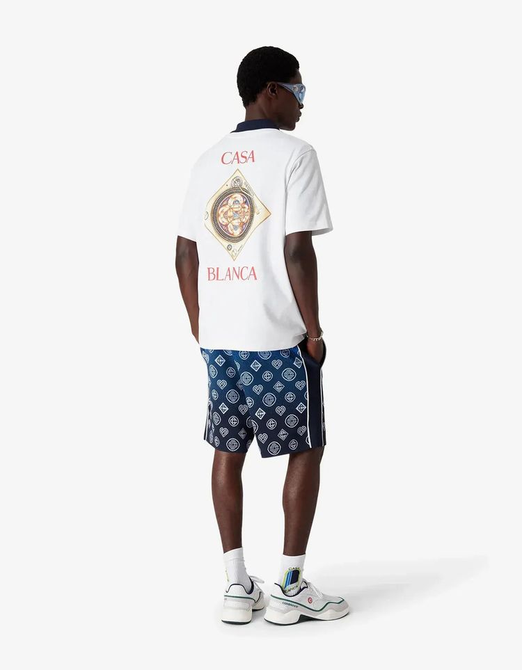 Casablanca White Plafond Orne De Musique Short Sleeve T‑Shirt 3