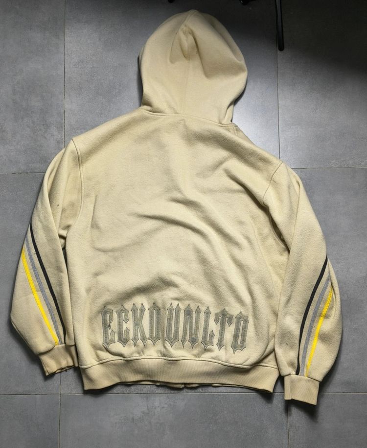 Eckounltd Beige Zip-Up Hoodie