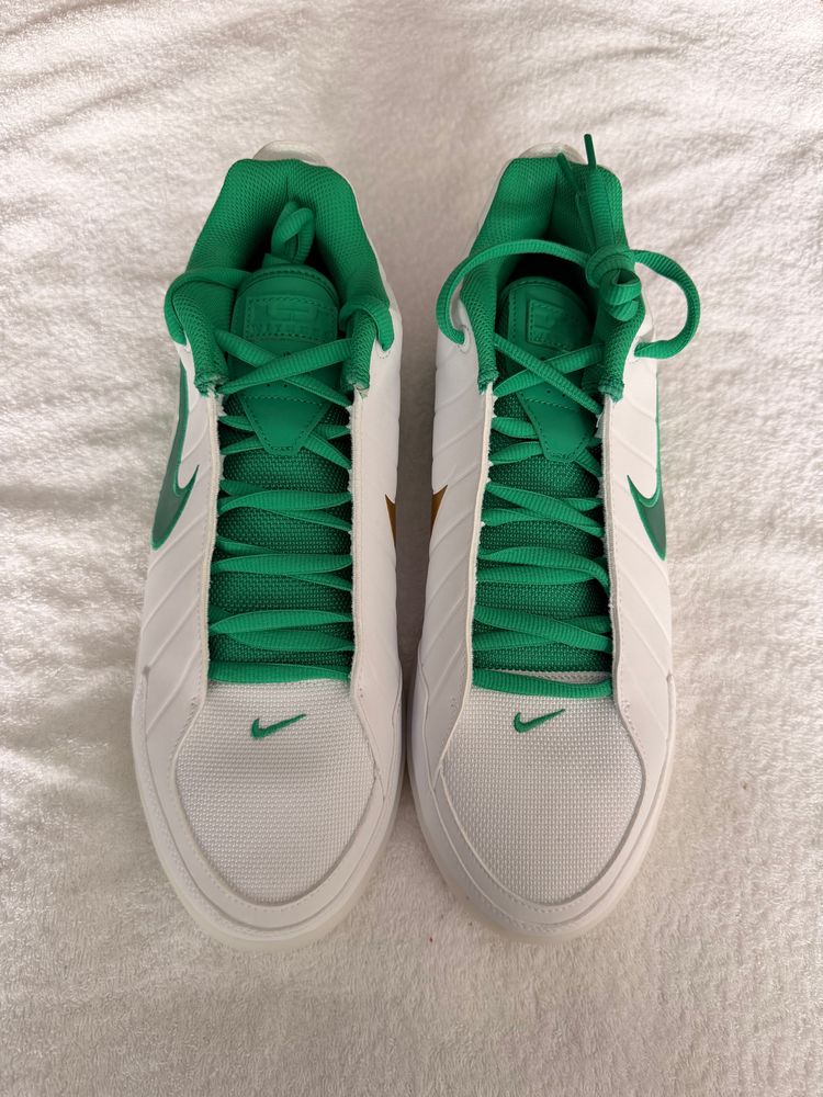 Nike LeBron Witness 9 White Stadium Green — UK 10.5 imagen 4