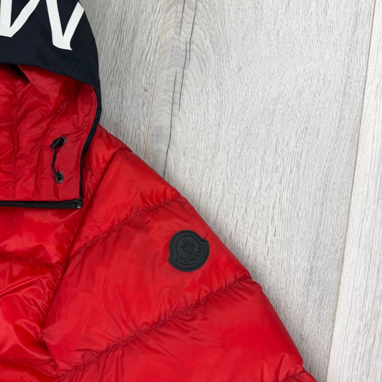 Moncler Men’s Provins Red Zip-up Down Jacket - Size 5 image 5