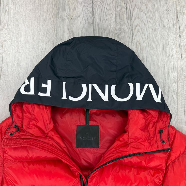 Moncler Men’s Provins Red Zip-up Down Jacket - Size 5 image 8
