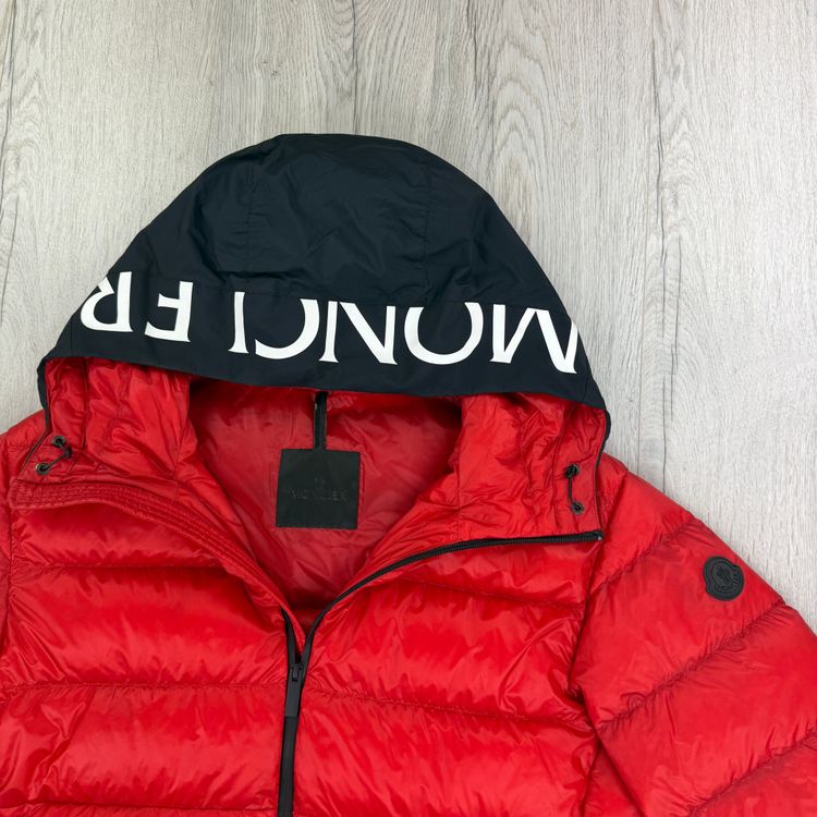 Moncler Men’s Provins Red Zip-up Down Jacket - Size 5 image 6