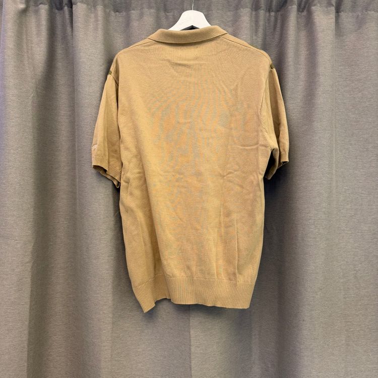 Stüssy Polka Dot Knit Polo Tan L image 2