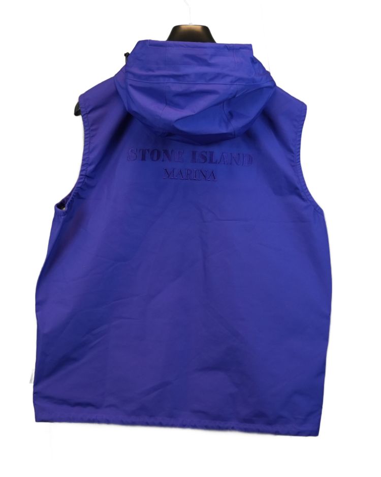 Stone Island Marina Gore-Tex Gilet with Bag Blue 6