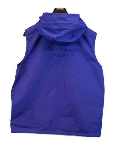 Stone Island Marina Gore-Tex Gilet with Bag Blue 6