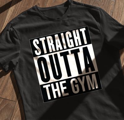 Straight Outta the Gym T-Shirt AU 4