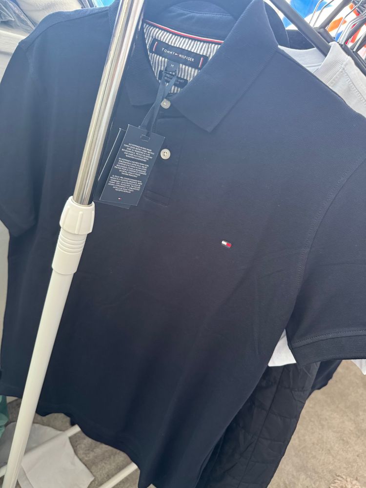 Tommy Hilfiger Black Polo Shirt