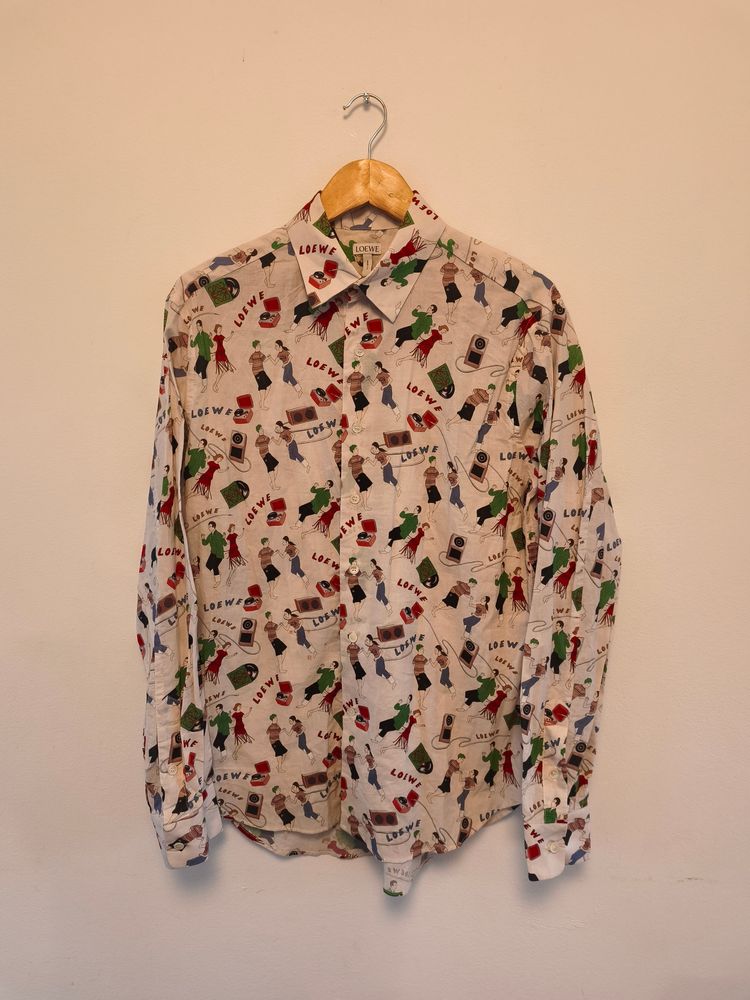 Loewe Printed Long Sleeve Shirt