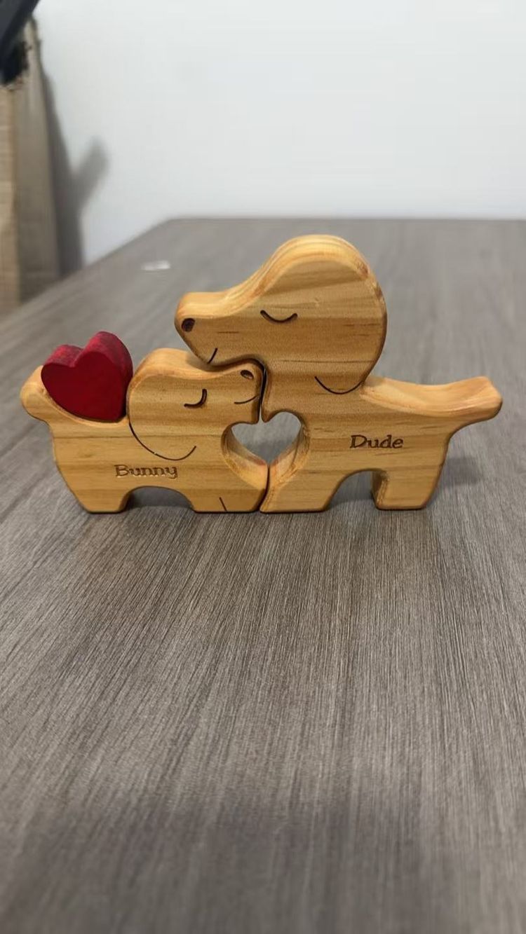 Wooden Animal Puzzle Pieces