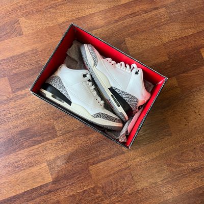 Jordan 3 White Cement Taglia 43 (Usate)