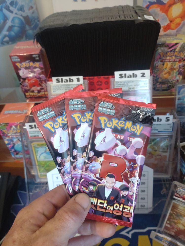 3 team rocket packs Korean 