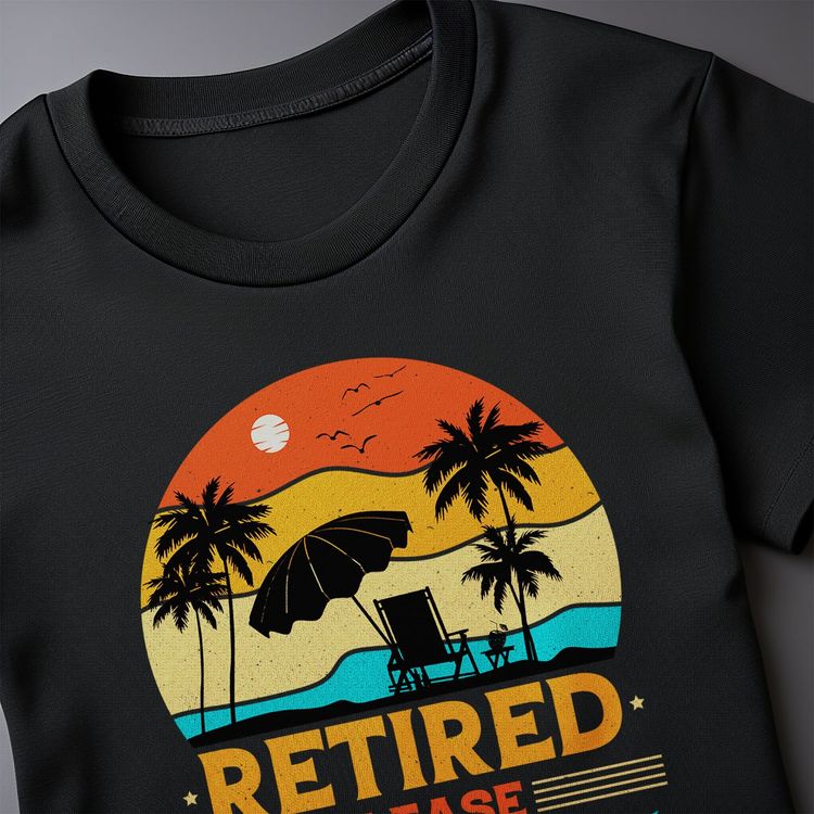 Retired Please Do Not Disturb T-Shirt image 4