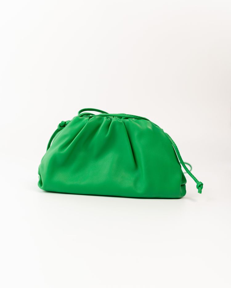 Bottega Veneta Borsa Mini Pouch Pelle Verde — Pre-owned Autentica obraz 10