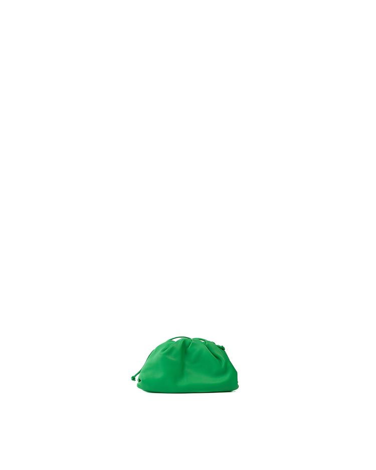 Bottega Veneta Borsa Mini Pouch Pelle Verde — Pre-owned Autentica