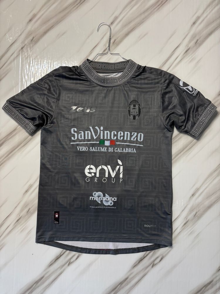 Black Sports Jersey With Sponsor Logos