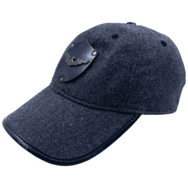 Vintage Armani Jeans Leather Logo Hat image 1