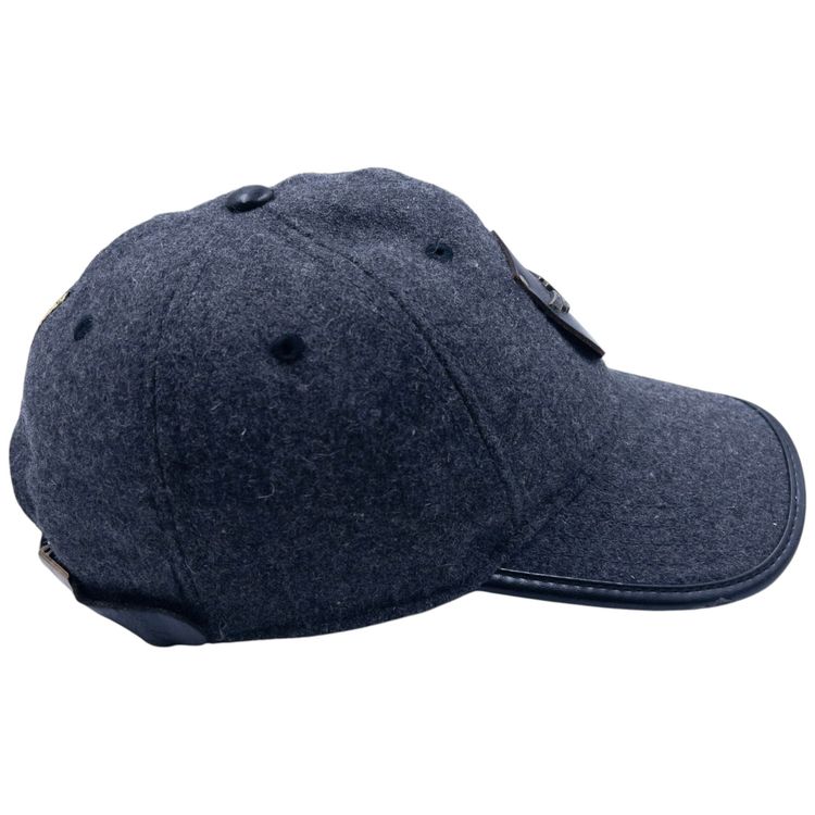 Vintage Armani Jeans Leather Logo Hat image 4