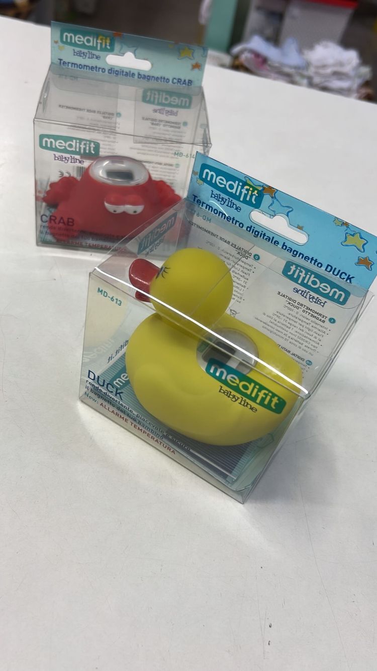 Medifit Baby Bath Digital Thermometer Crab And Duck
