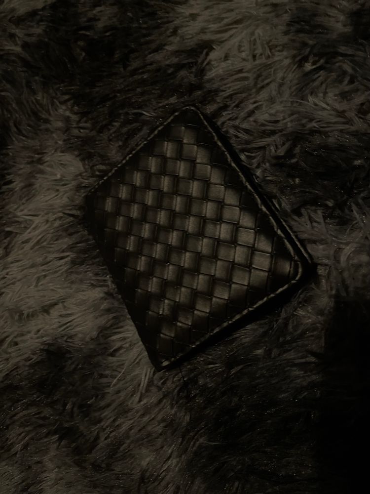 Black Woven Wallet image 1