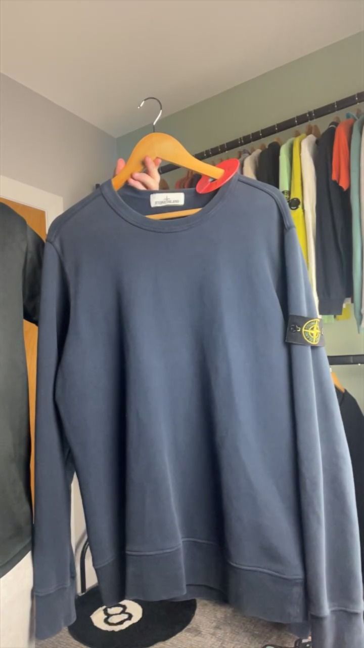 Stone Island navy stone island jumper L product image