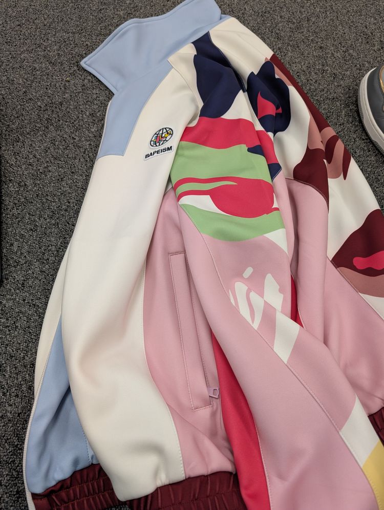 BAPE x KidSuper Patchwork Track Jacket image 1