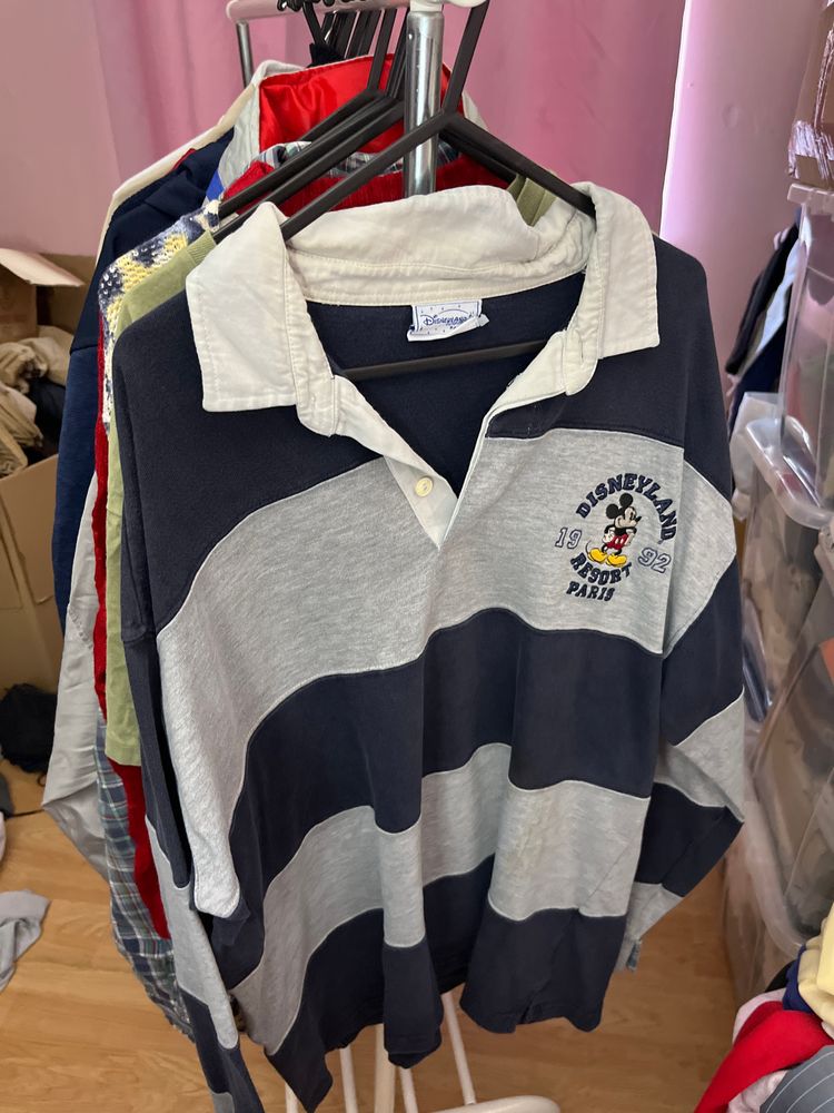 Disney Disneyland Paris Striped Rugby Shirt product image