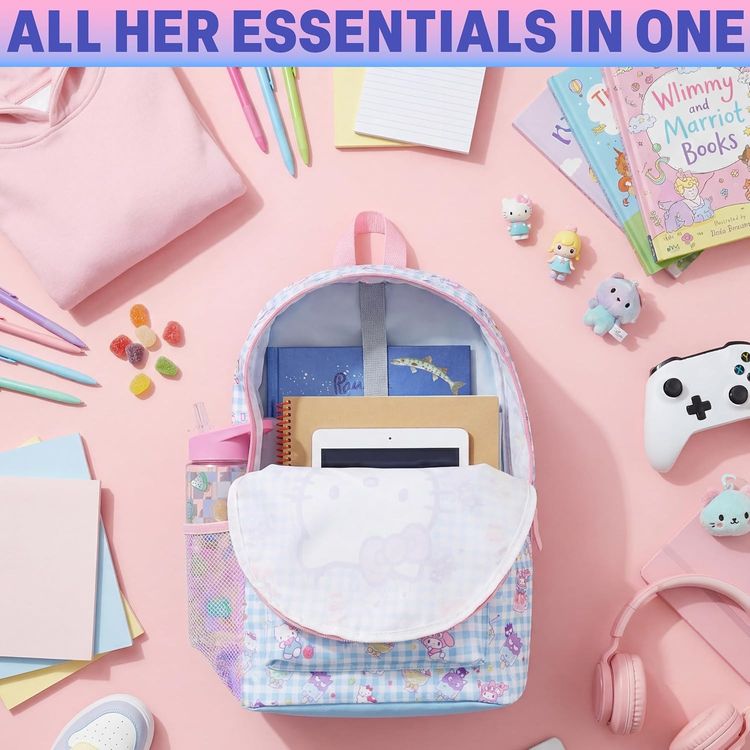 Hello Kitty And Friends Backpack And Water Bottle Set image 3