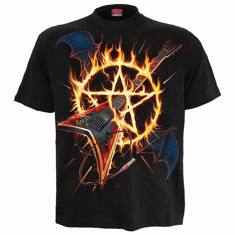Other Spiral - HOT METAL - Front Print T-Shirt Black product image