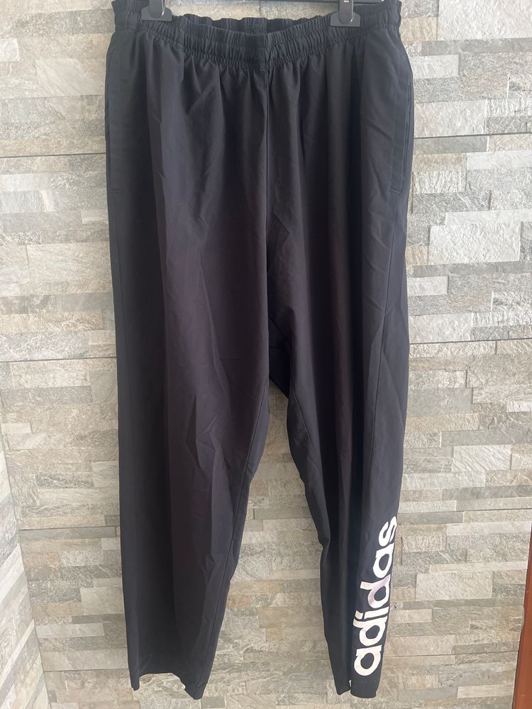Black Pants With Adidas Logo