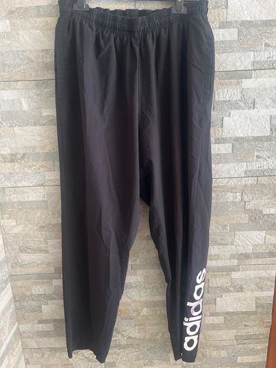 Black Pants With Adidas Logo