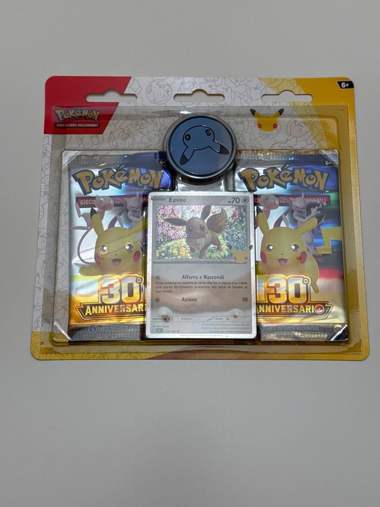 Blister Carte Collezionabili Pokémon  30° Anniversario