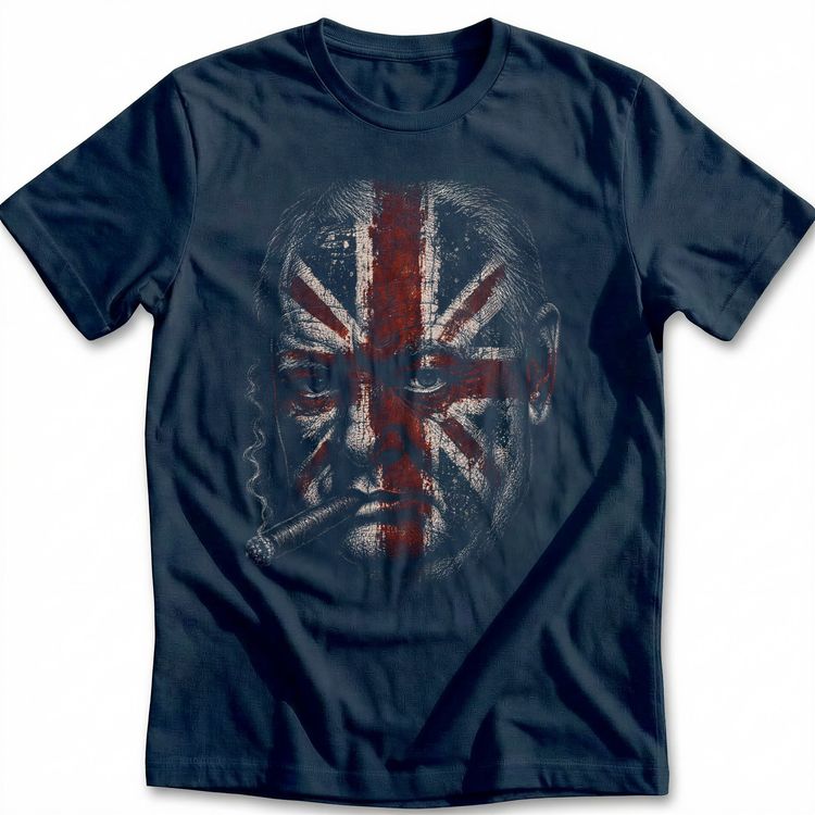 Faded Union Jack Head Style T-Shirt AU image 1