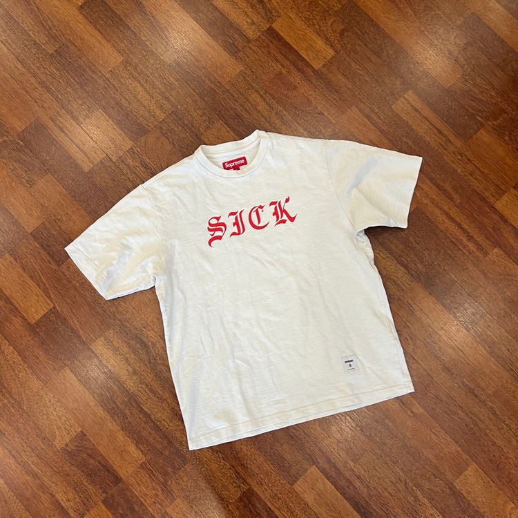 Supreme Sick S/S Top White Taglia S (Usata)