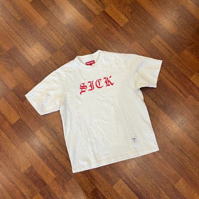 Supreme Sick S/S Top White Taglia S (Usata)