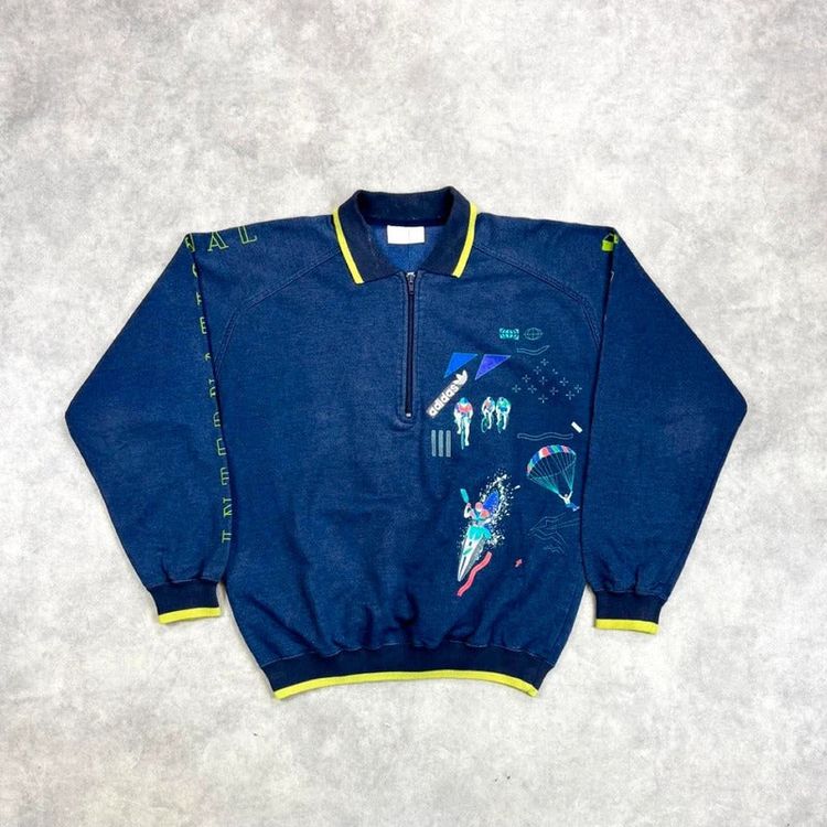 Vintage 80s Adidas print jumper image 1