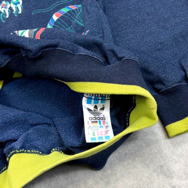 Vintage 80s Adidas print jumper image 6