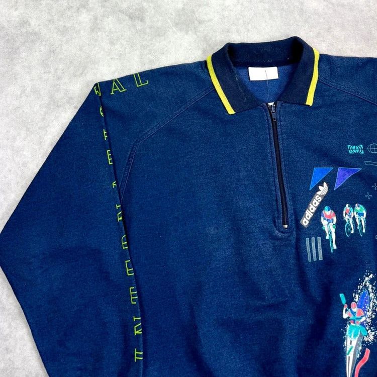Vintage 80s Adidas print jumper image 7