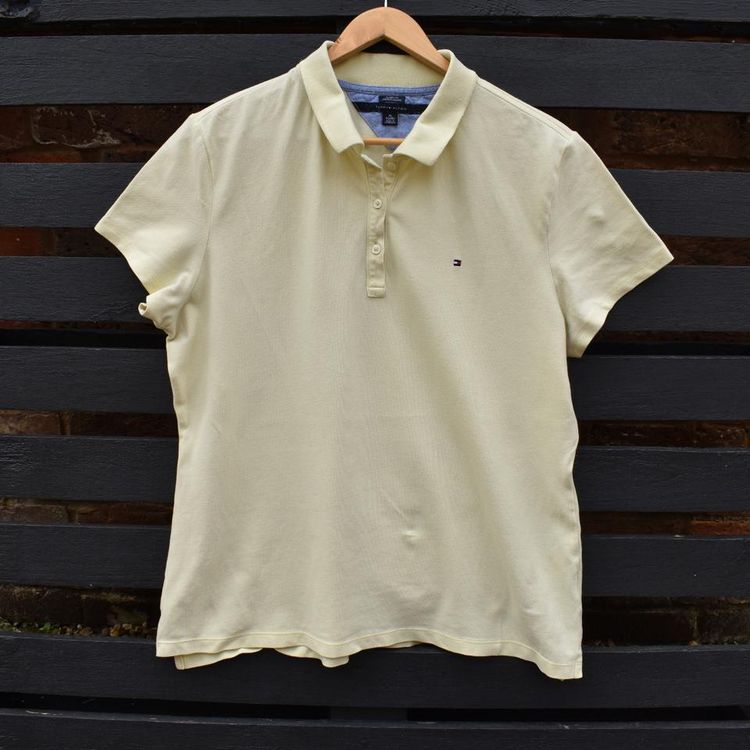 Tommy Hilfiger Vintage Tommy Hilfiger Yellow Polo Shirt and Tommy Hilfiger Blue T Shirt Bundle product image