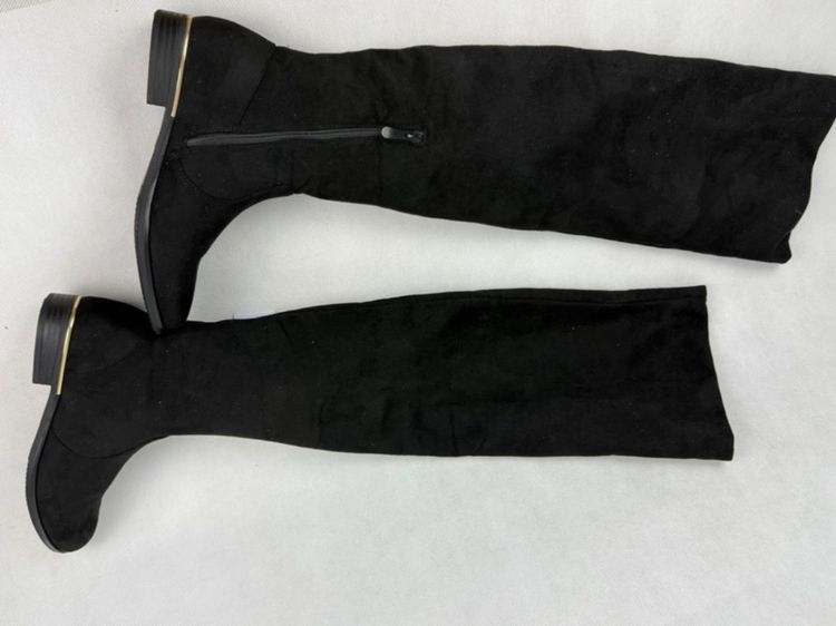 ANNA FIELD Black Knee-High Boots 4
